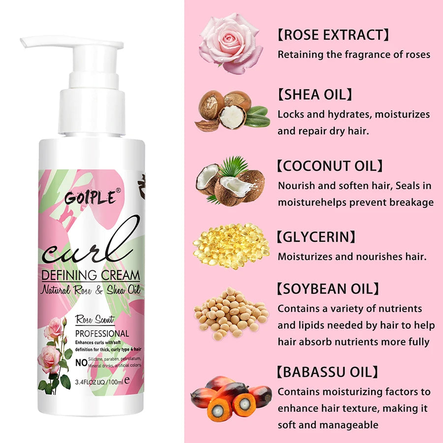 Creamy Hair™: Rose Defining Cream
