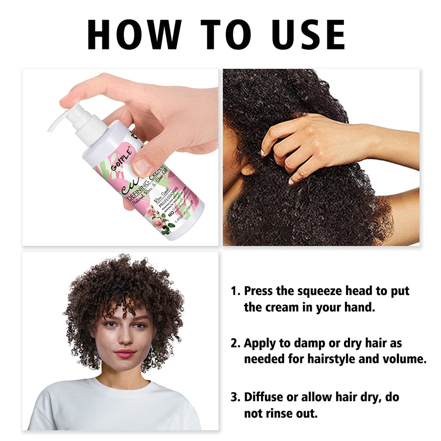 Creamy Hair™: Complete kit voor gedefinieerde en versterkte krullen